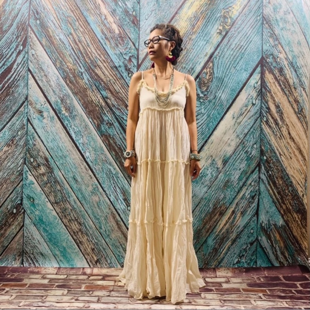 Chloe handmade Boho Wedding Festival Maxi Dress